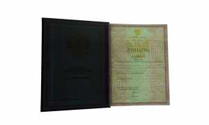 Диплом колледжа с 1997 по 2003 годы образец 1