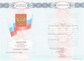 Диплом о среднем специальном образовании 2008, 2009, 2010 года