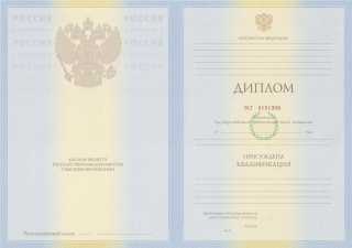 Диплом о высшем образовании 2009, 2010, 2011 года